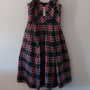 NWT J.Crew Plaid Dress